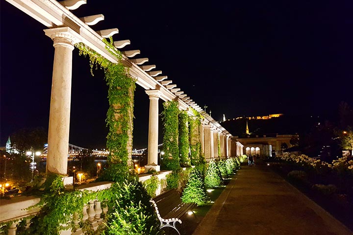 long courtyard